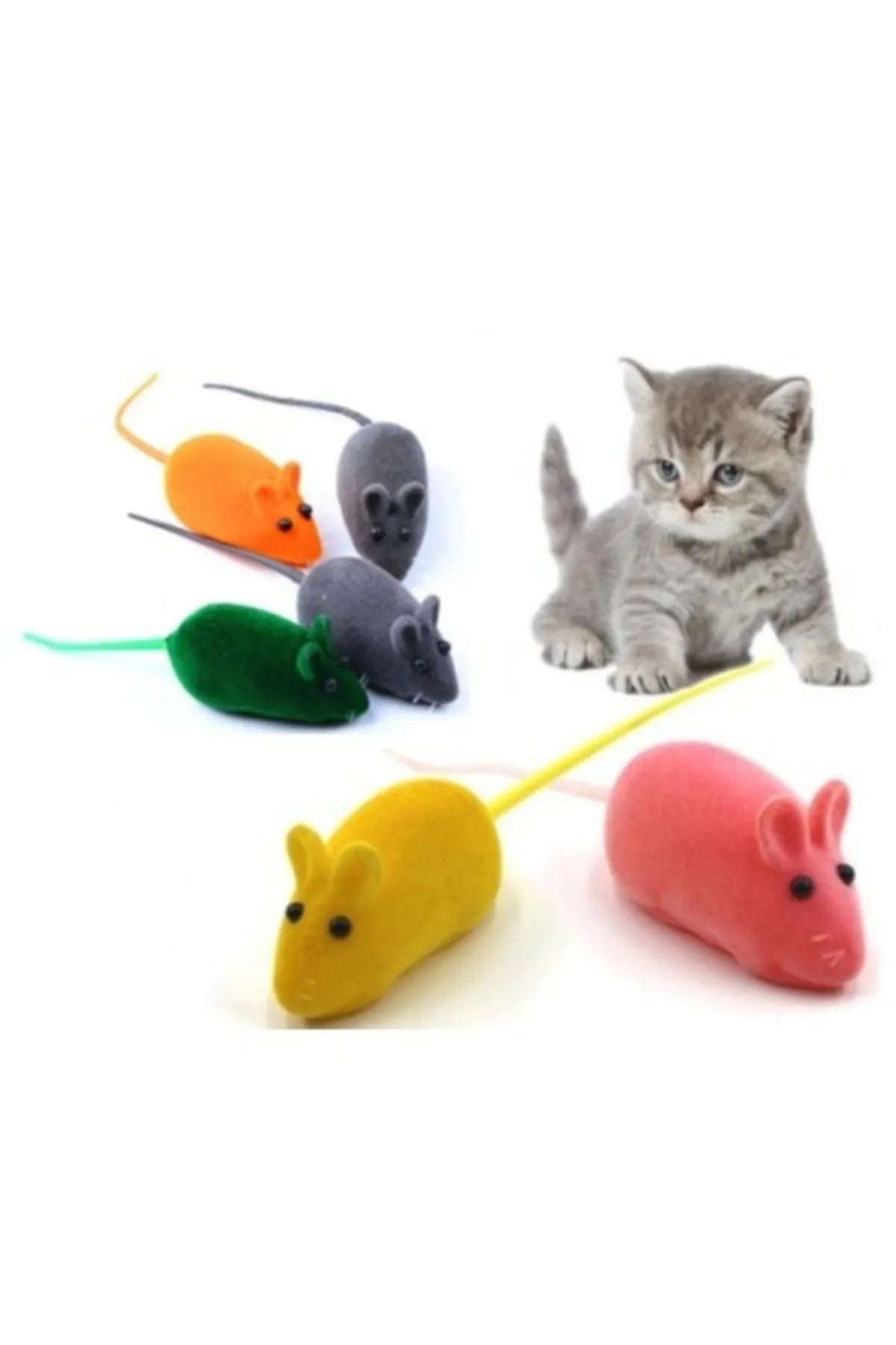 Kedi Eğitim Oyun Faresi 4 Adet