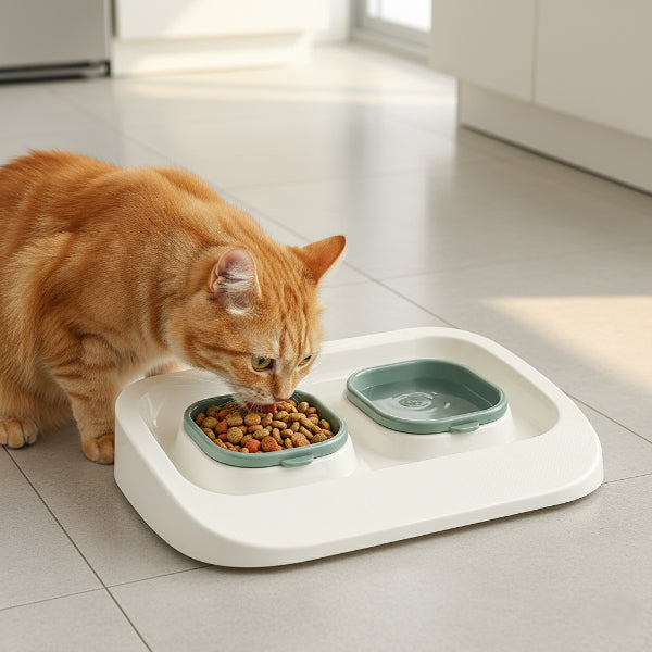 Mikopet Yeşil 2'si 1 Arada Mama Ve Su Kabı