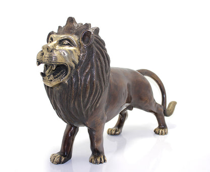Metal Aslan Biblosu 60 Cm