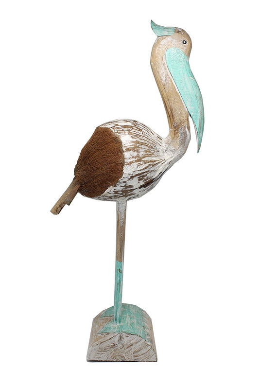 Ahşap Pelikan Figürü Model 1
