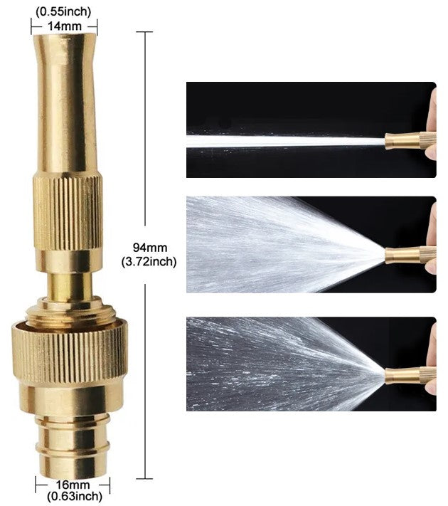 AYARLANABILIR BASINÇLI HORTUM BAŞLIĞI GOLD