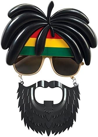 Rasta Peruklu Bob Marley Parti Gözlüğü