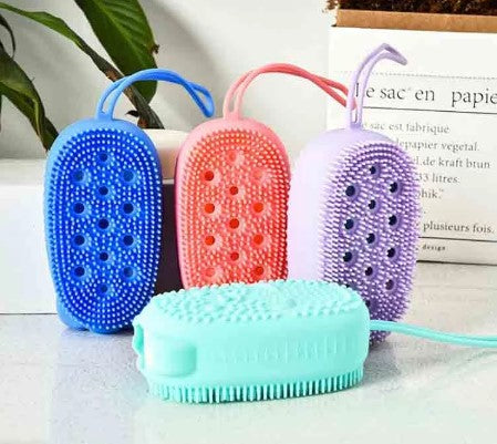 Süngerli Silikon Banyo Kesesi