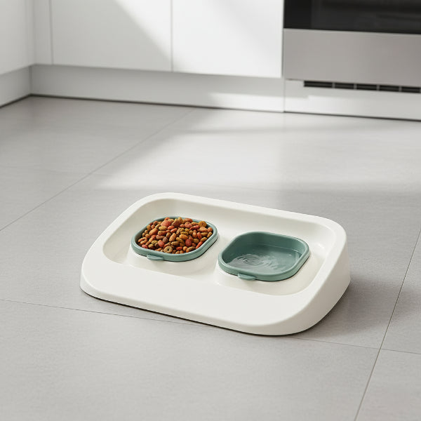 Mikopet Yeşil 2'si 1 Arada Mama Ve Su Kabı