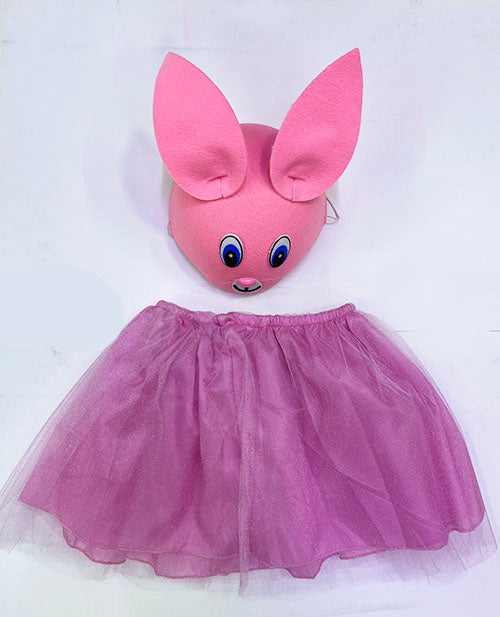 Çocuk Gösteri Kostümü Pembe Tavşan
