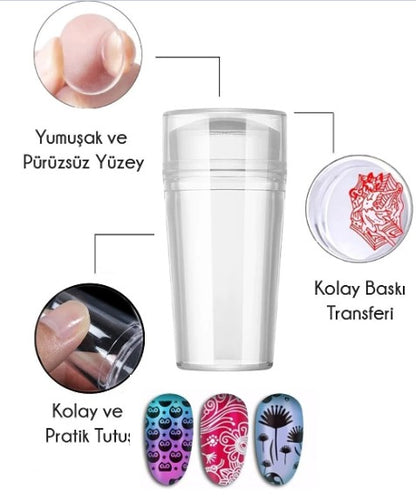 Tırnak Süs Damgası French Stamper