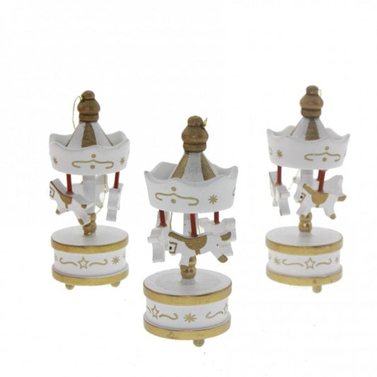 Dekoratif 6'lı Beyaz Mini Atlı Karınca