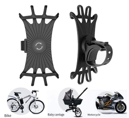 Silikon Esnek Bisiklet Telefon Tutucu