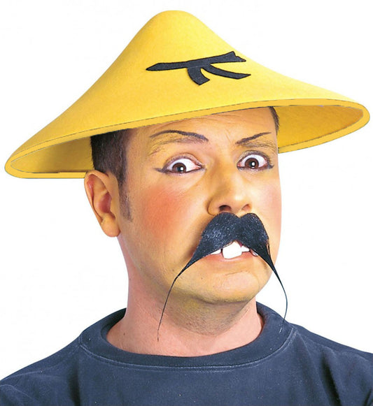 Uzak Doğu Asyalı Şapkası Sarı Renk