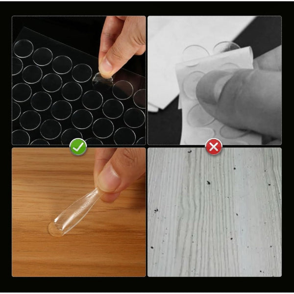 Çift Taraflı Yuvarlak Montaj Macunu 42 Adet